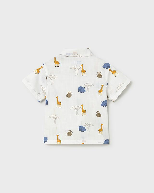 Camicia neonato Mayoral con animali della savana Mayoral 6 Mesi 68cm