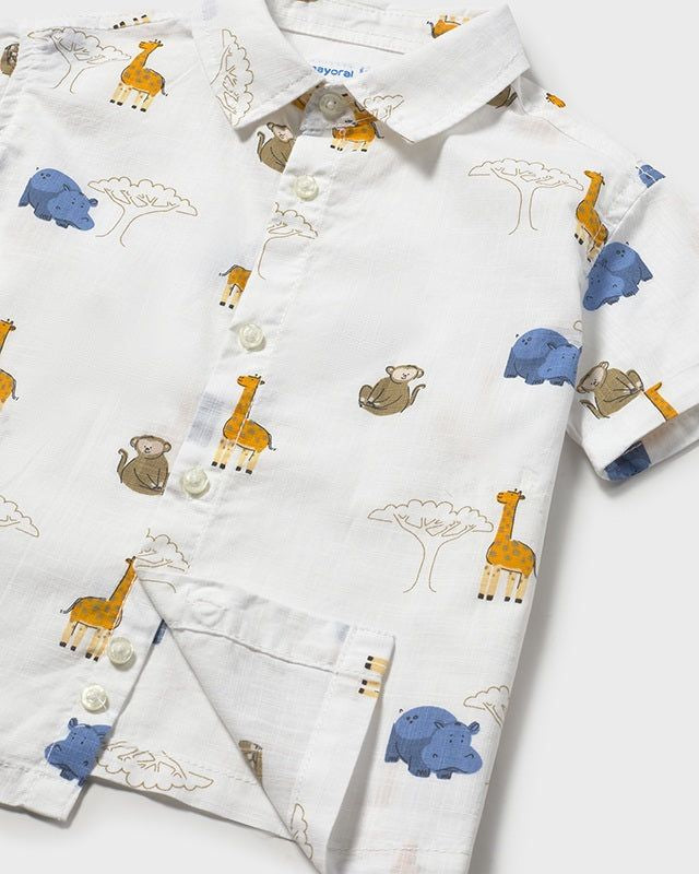 Camicia neonato Mayoral con animali della savana Mayoral 6 Mesi 68cm