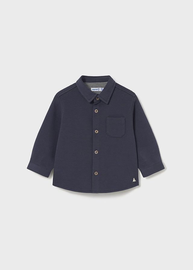 Camicia overshirt casual neonato Mayoral blu notte Mayoral 6 Mesi 68cm