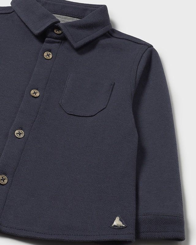 Camicia overshirt casual neonato Mayoral blu notte Mayoral 6 Mesi 68cm