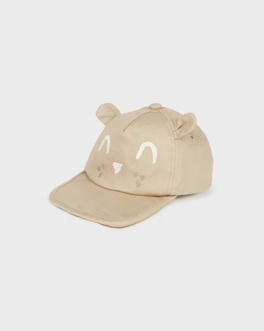Cappello animaletto cotone neonato Mayoral Beige Mayoral Beige