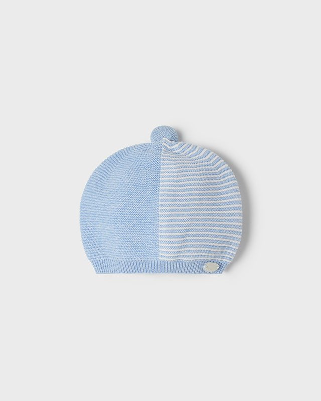 Cappello filo cotone Cotton neonato Mayoral Newborn azzurro - ErreGiModaBimbo