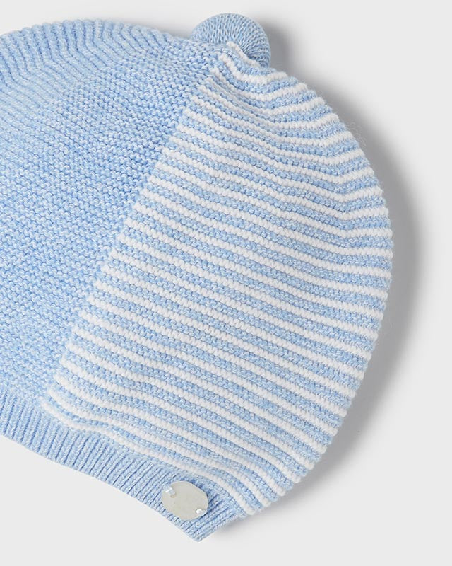 Cappello filo cotone Cotton neonato Mayoral Newborn azzurro - ErreGiModaBimbo