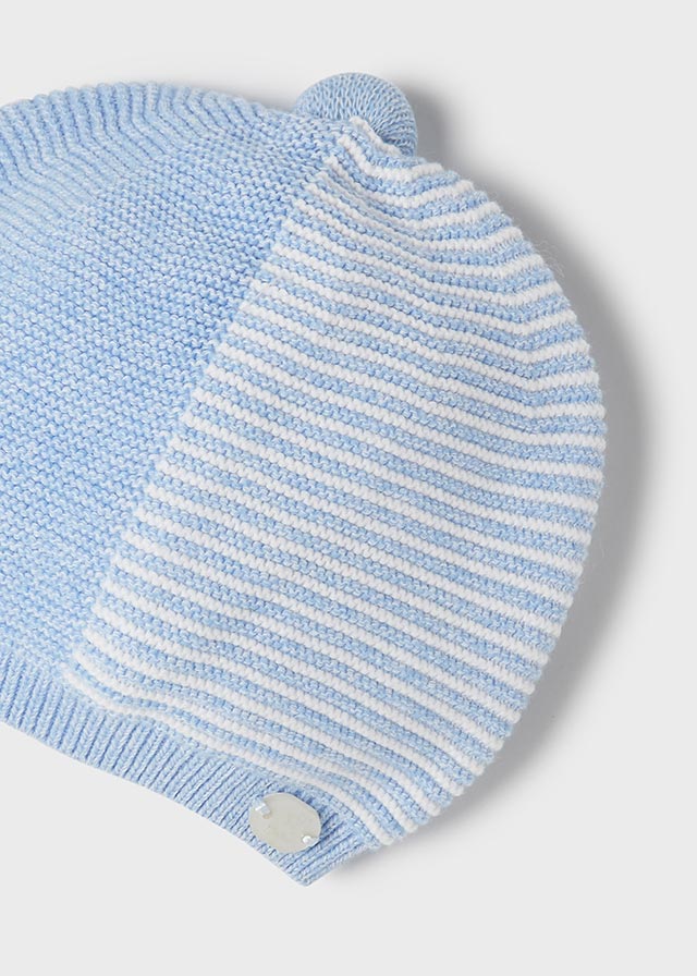 Cappello filo cotone Cotton neonato Mayoral Newborn azzurro - ErreGiModaBimbo