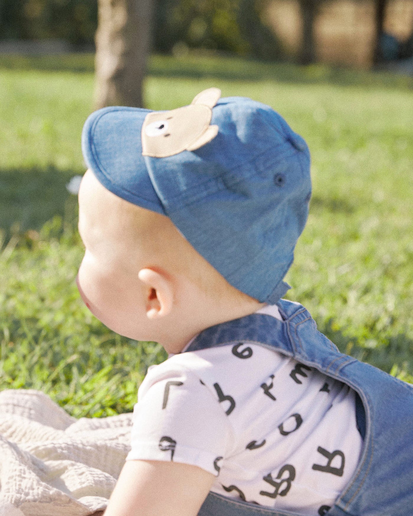 Cappello frontaino orsetto neonati Mayoral Newborn jeans Mayoral 38 (0 Mesi)