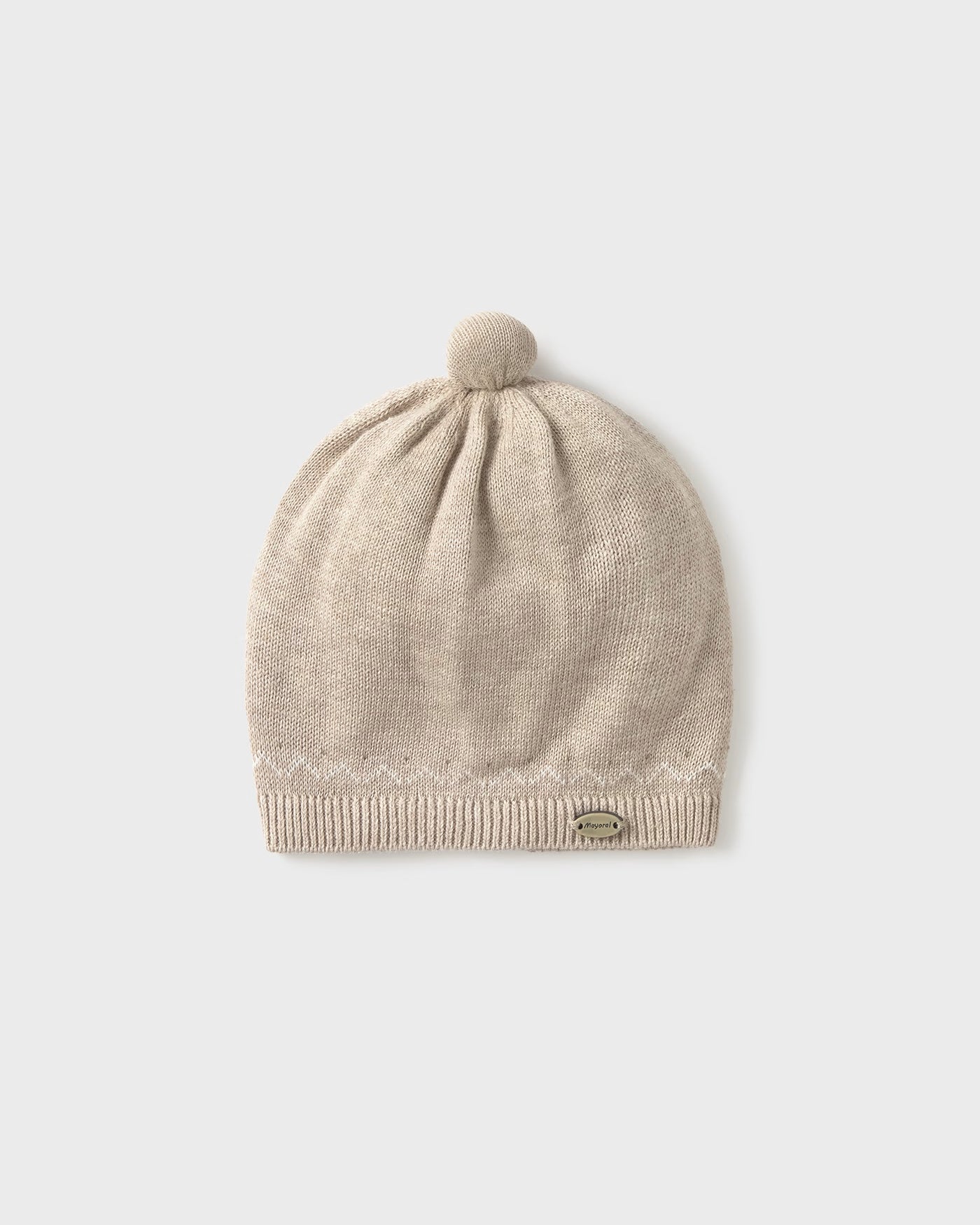 Cappello in filo di caldo cotone neonati Mayoral Newborn beige Mayoral 38 (0 Mesi)