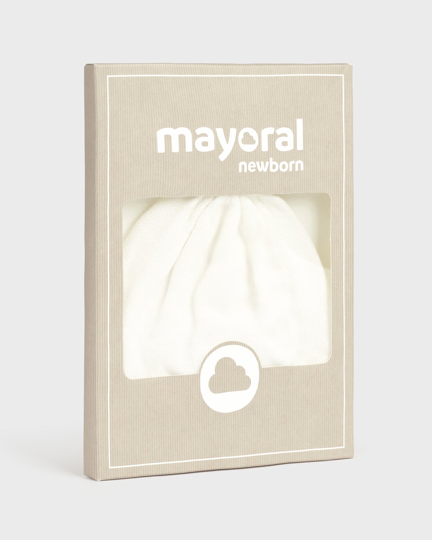 Cappello in filo di caldo cotone neonati Mayoral Newborn panna Mayoral 38 (0 Mesi)