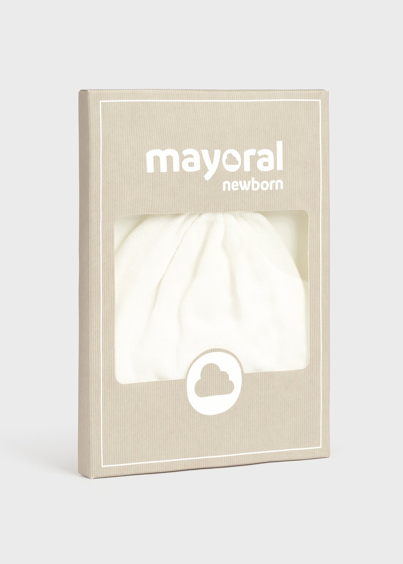 Cappello in filo di caldo cotone neonati Mayoral Newborn panna Mayoral 38 (0 Mesi)