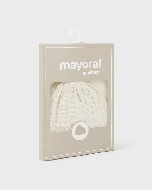 Cappello in maglia neonati Mayoral Newborn panna Mayoral Panna