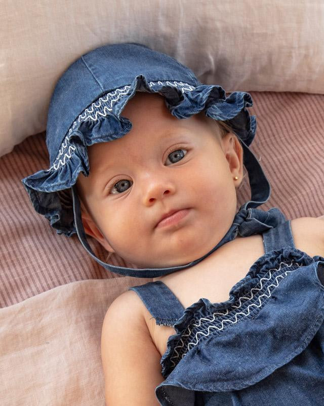 Cappello lyocell supersoft doppio strato neonata Mayoral jeans - ErreGiModaBimbo