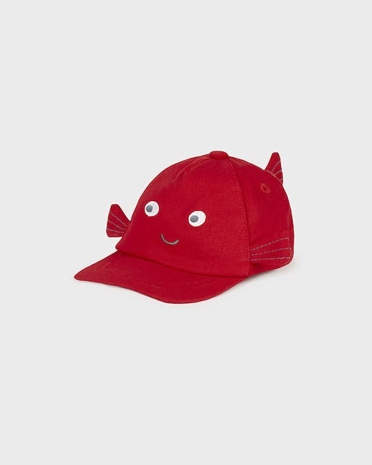 Cappello pesciolino cotone neonato Mayoral Newborn rosso Mayoral Rosso
