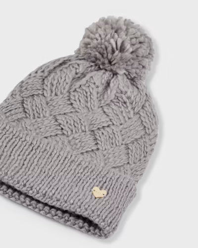 Cappello pompon bambina Mayoral grigio - ErreGiModaBimbo