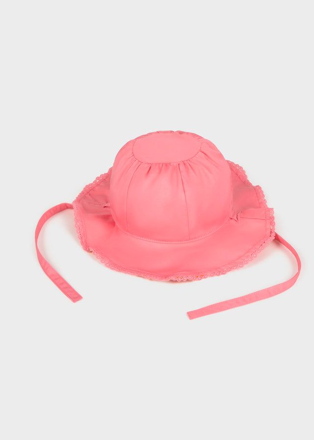 Cappello reversibile neonata Mayoral fantasia arancio e geranio Mayoral 44 (6-9 Mesi)