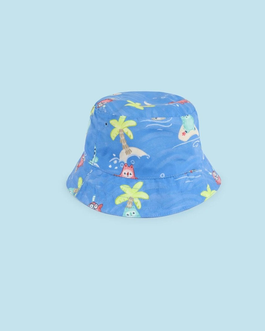 Cappello mare reversibile neonato Mayoral Monster Mayoral Blu