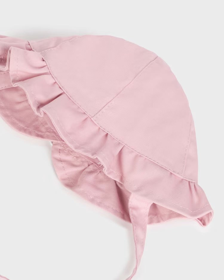 Cappello rosa con applicazione floreale neonata Mayoral - ErreGiModaBimbo