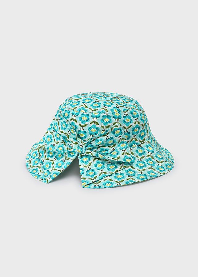 Cappello stampato bambina Mayoral fiori azzurro oceano Mayoral 51 (3-4 Anni)