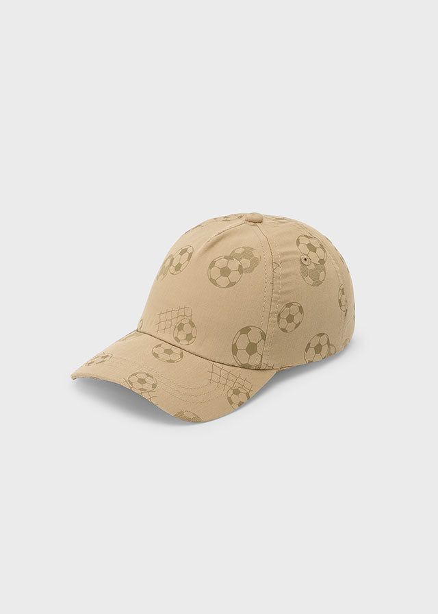 Cappello stampato bambino Mayoral palloni da calcio beige Mayoral 51 (3-4 Anni)