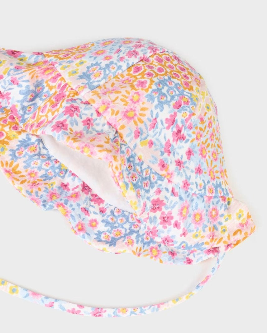 Cappello stampato cotone neonata Mayoral fantasia floreale Delia Mayoral Dalia