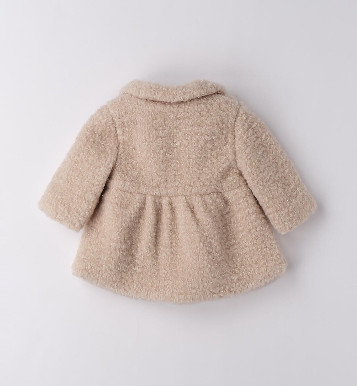 Cappotto elegante neonata iDO teddy beige iDO 1 Mesi 56cm