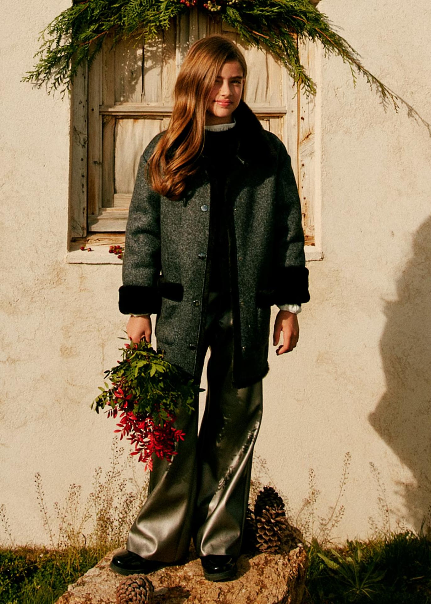 Cappotto invernale ragazza Mayoral nero pellicciotto Mayoral 8 Anni 128cm