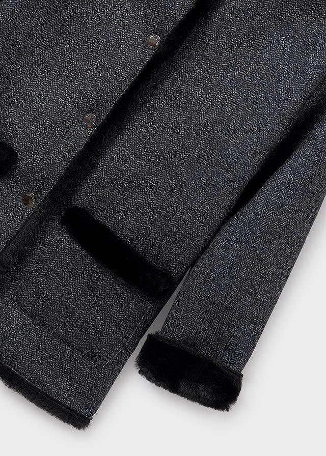 Cappotto invernale ragazza Mayoral nero pellicciotto Mayoral 8 Anni 128cm