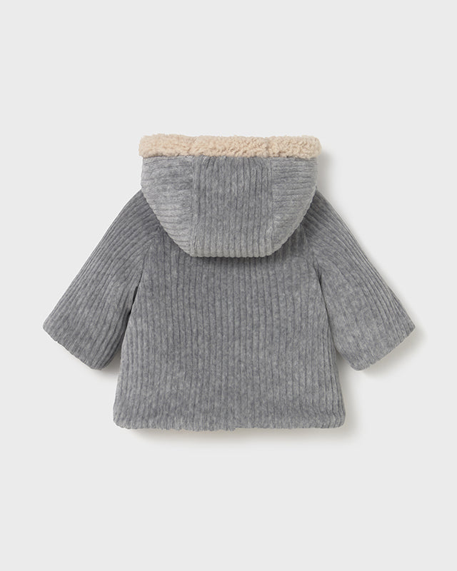 Cappotto reversibile neonato Mayoral Newborn grigio -beige Mayoral 0-1 Mesi 55cm