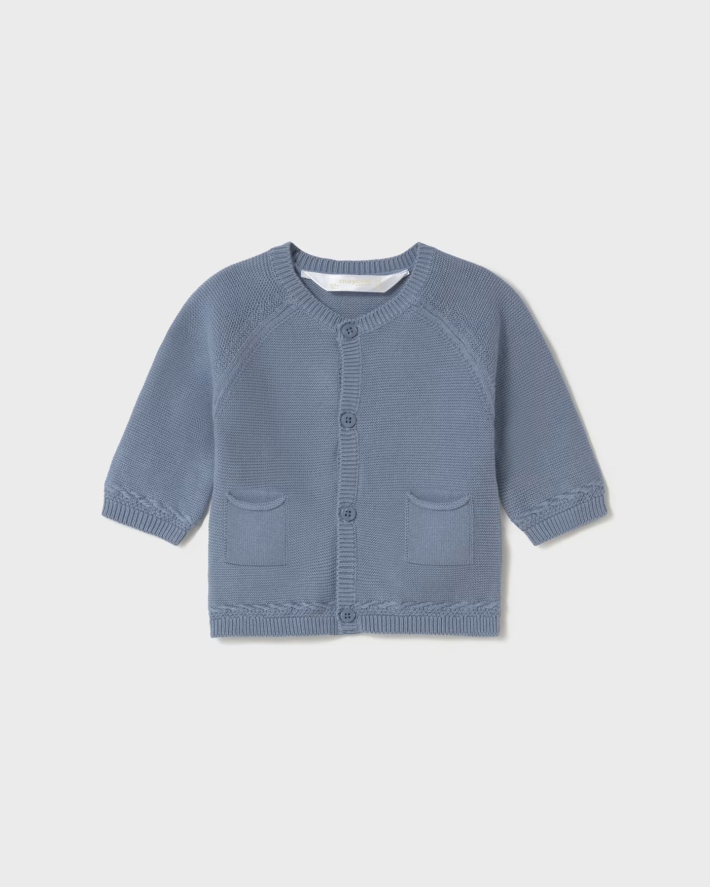 Cardgina tricot in filo di cotone neonato Mayoral Newborn blu riviera Mayoral 0-1 Mesi 55cm