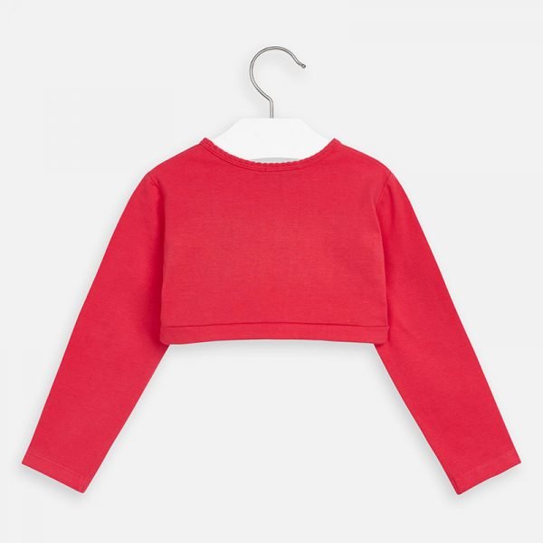 Cardigan bambina Mayoral basico colore Anguria - ErreGiModaBimbo