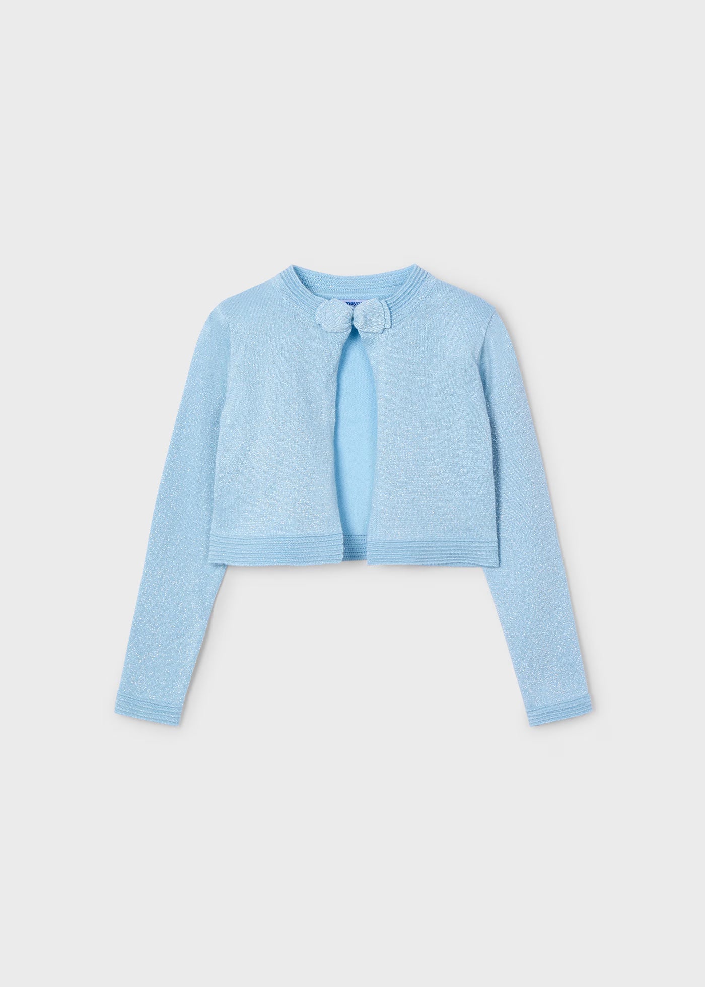 Cardigan basico in maglia bambina Mayoral azzuro cielo Mayoral Azzurro