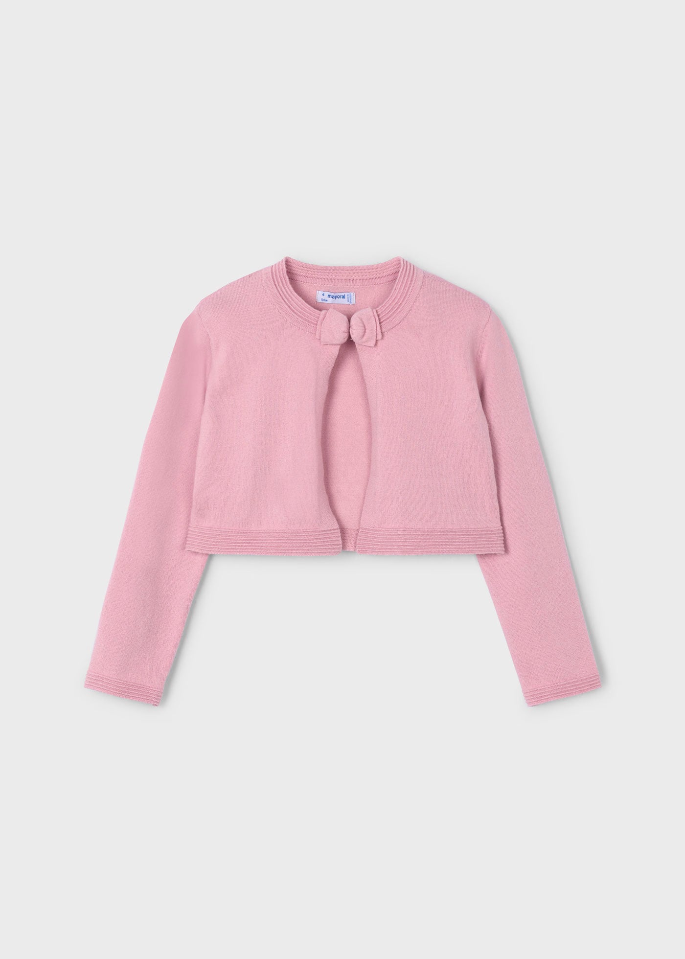 Cardigan basico in maglia bambina Mayoral rosato Mayoral Rosa