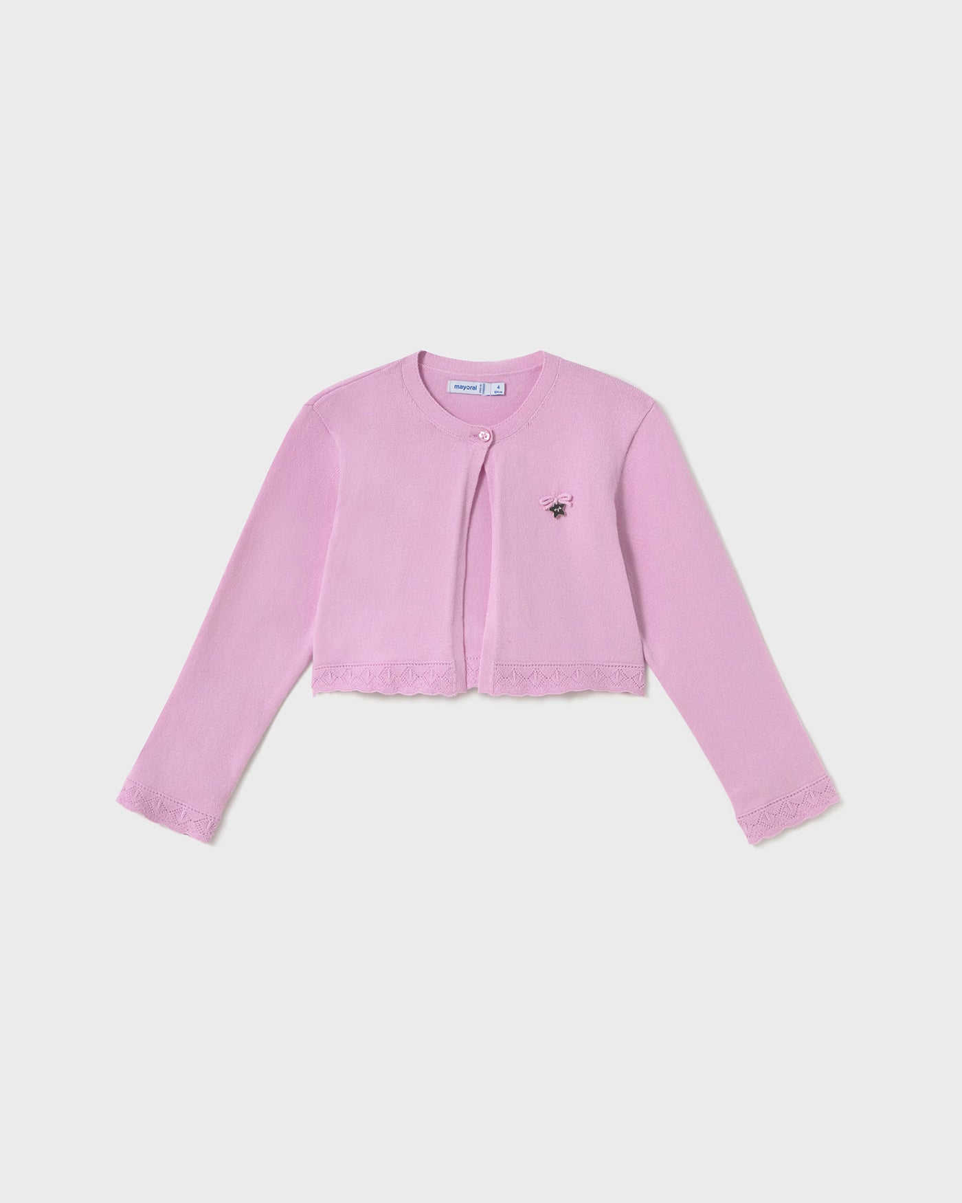 Cardigan basico tricot neonata Mayoral orchidea Mayoral 6 Mesi 68cm