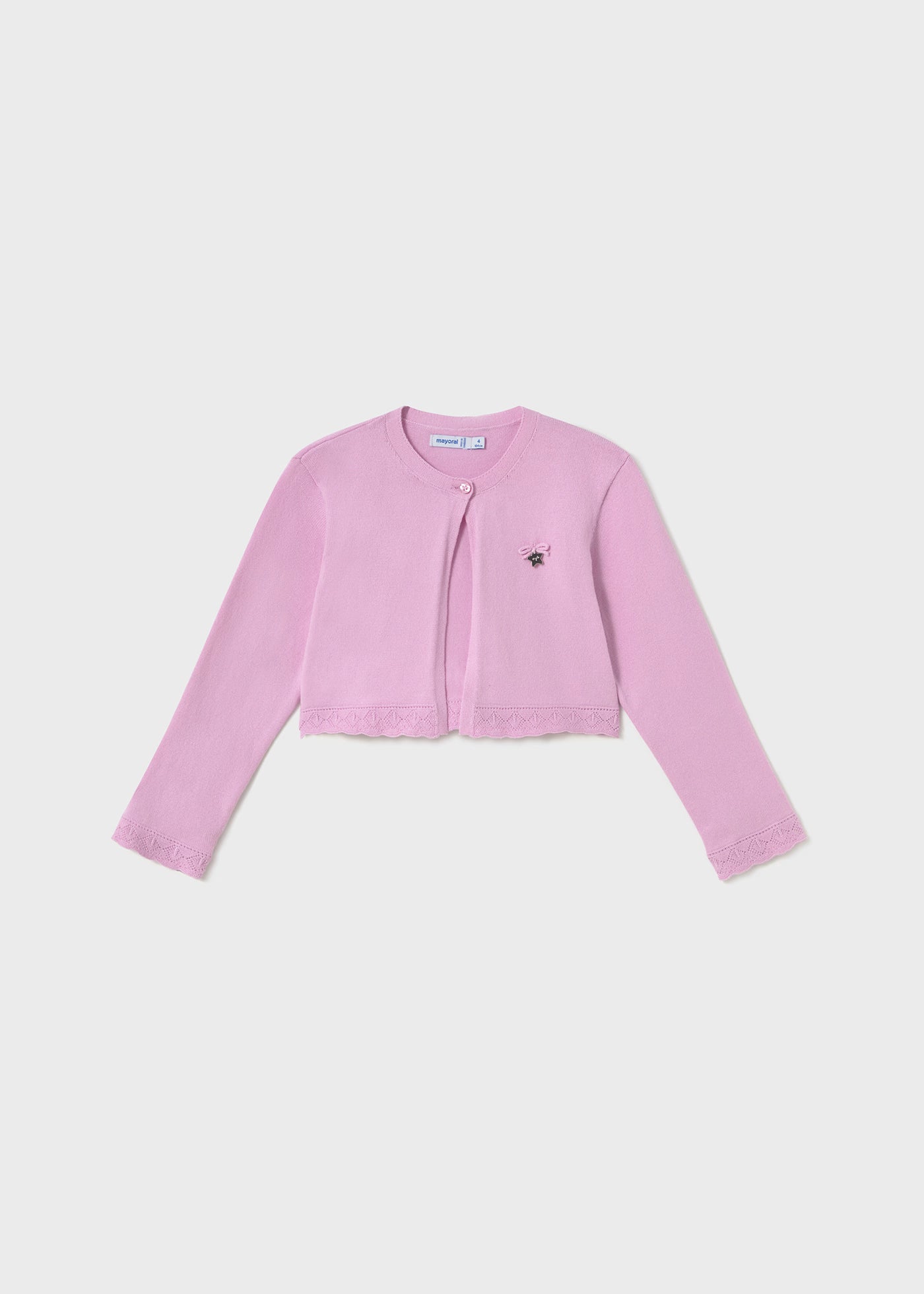 Cardigan basico tricot neonata Mayoral orchidea Mayoral 6 Mesi 68cm