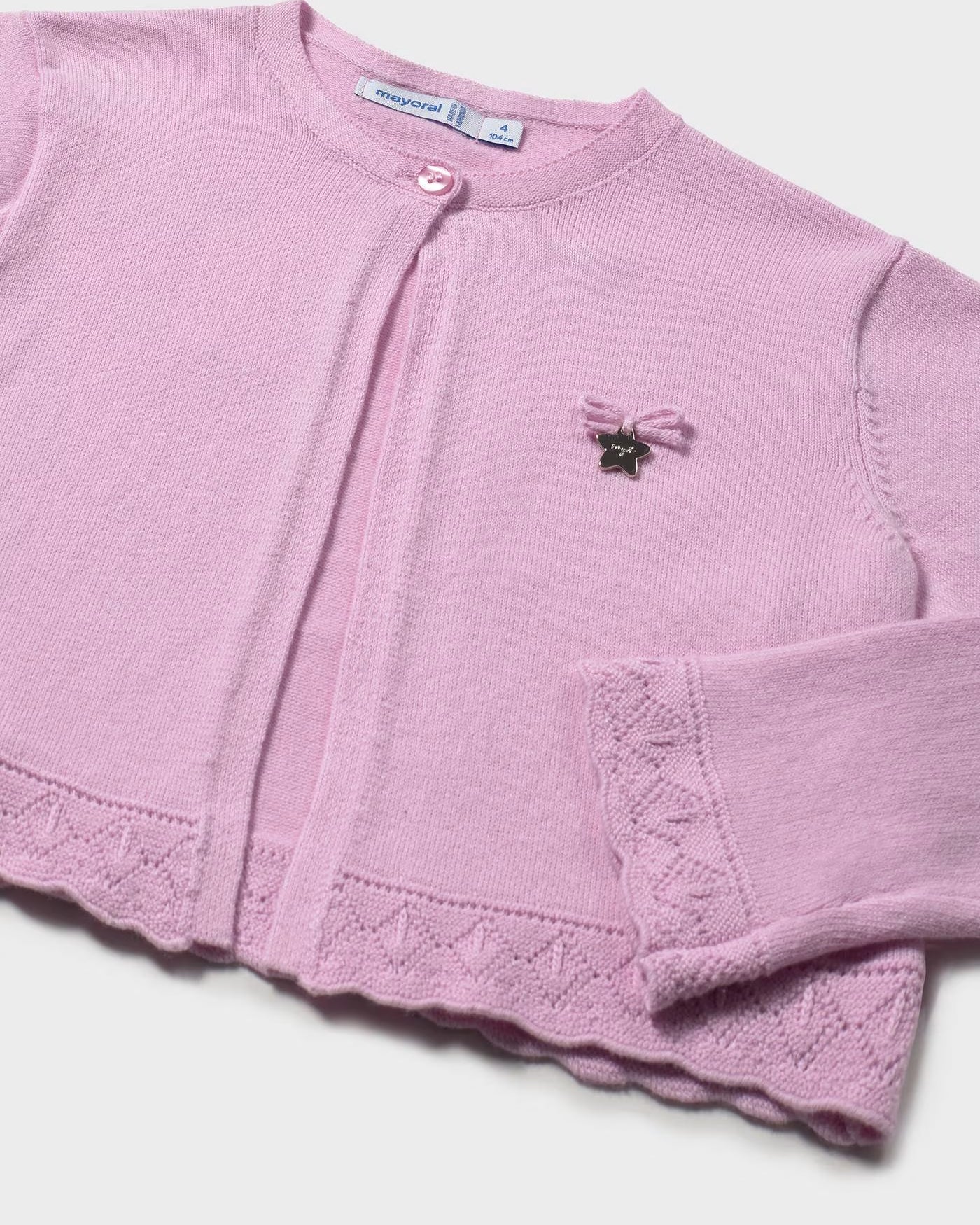 Cardigan basico tricot neonata Mayoral orchidea Mayoral 6 Mesi 68cm
