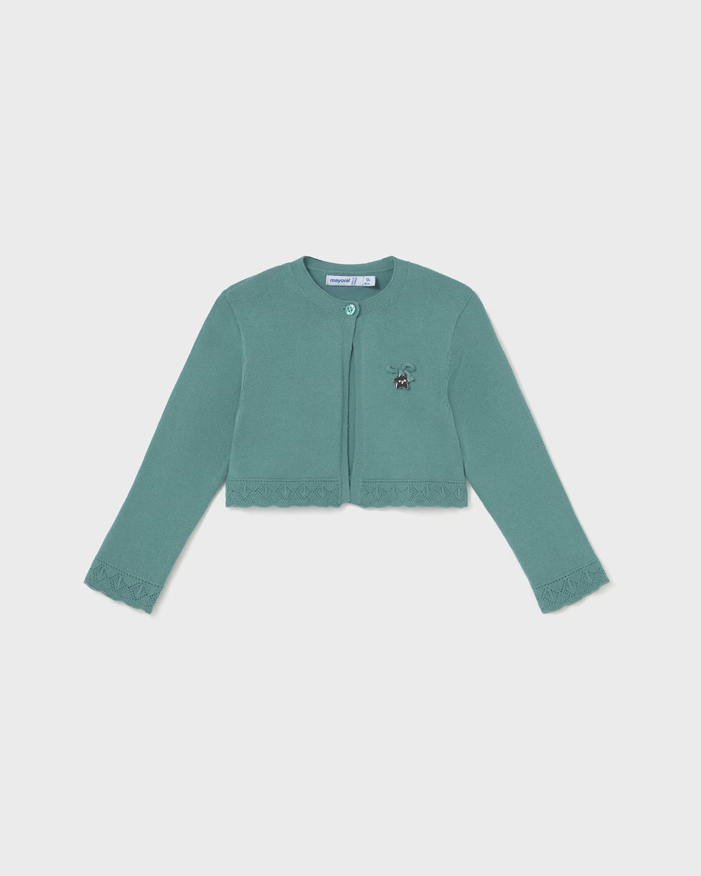 Cardigan basico tricot neonata Mayoral smeraldo Mayoral 6 Mesi 68cm
