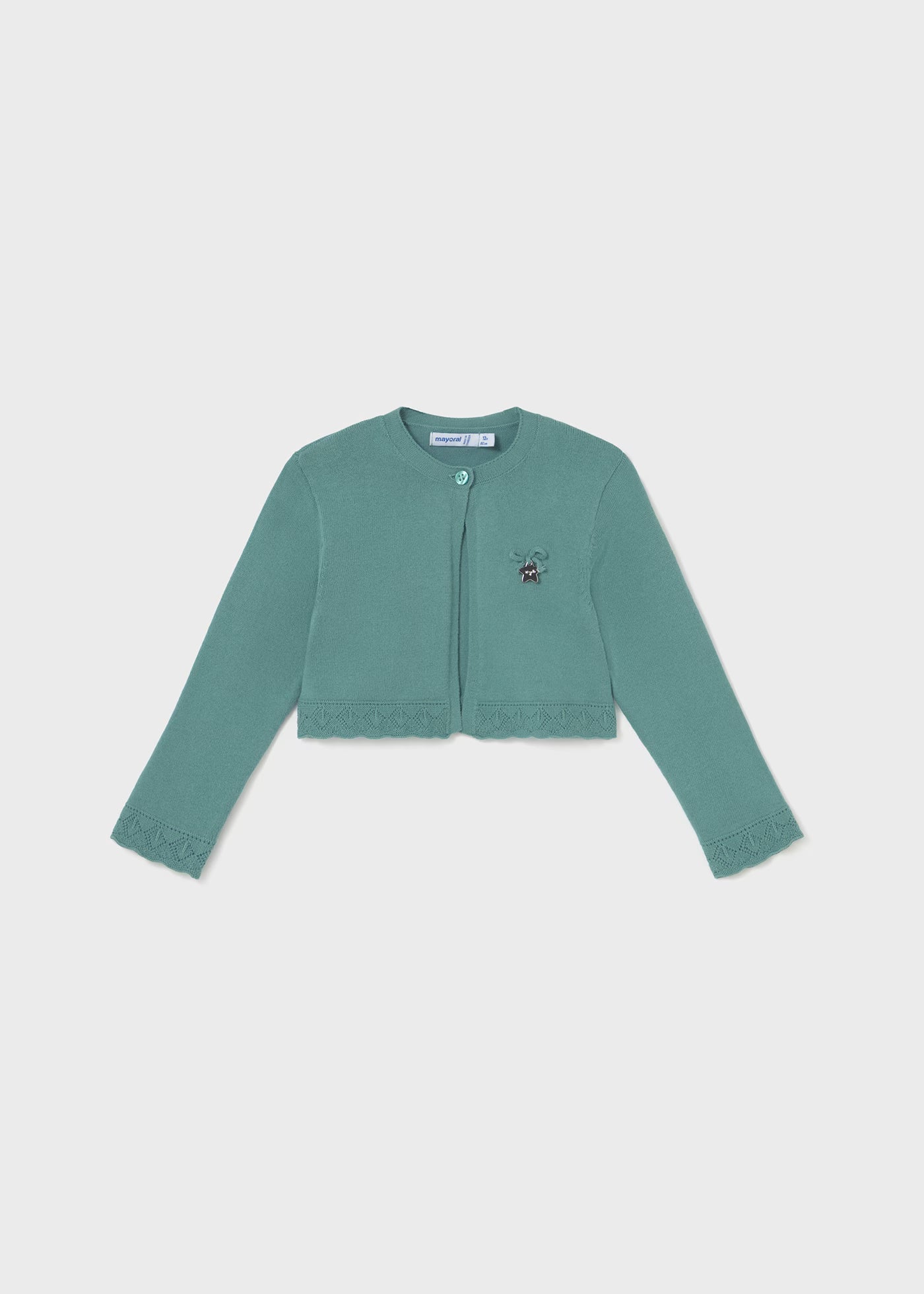Cardigan basico tricot neonata Mayoral smeraldo Mayoral 6 Mesi 68cm