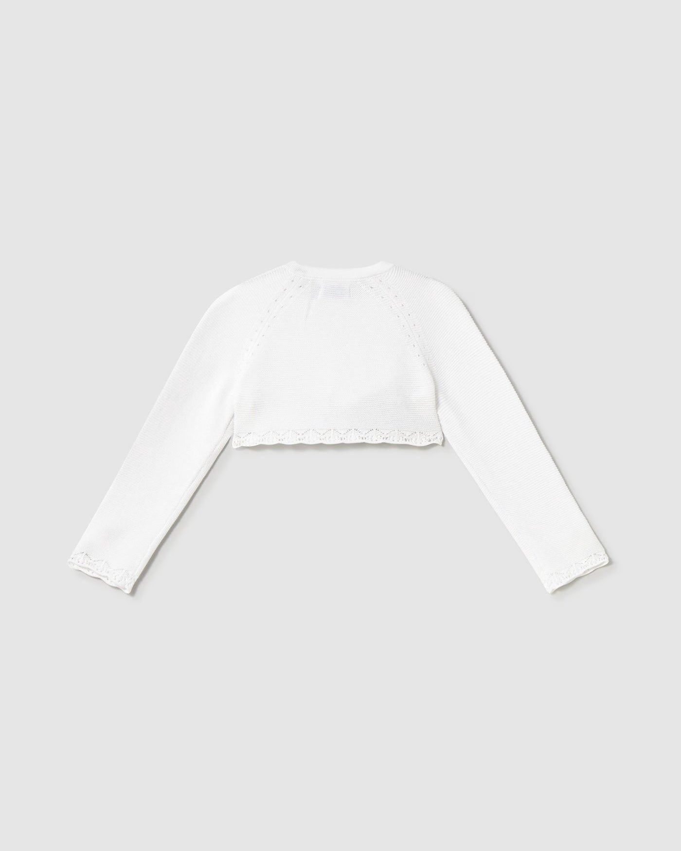 Cardigan bolerino basico tricot neonata Mayoral bianco Mayoral Bianco