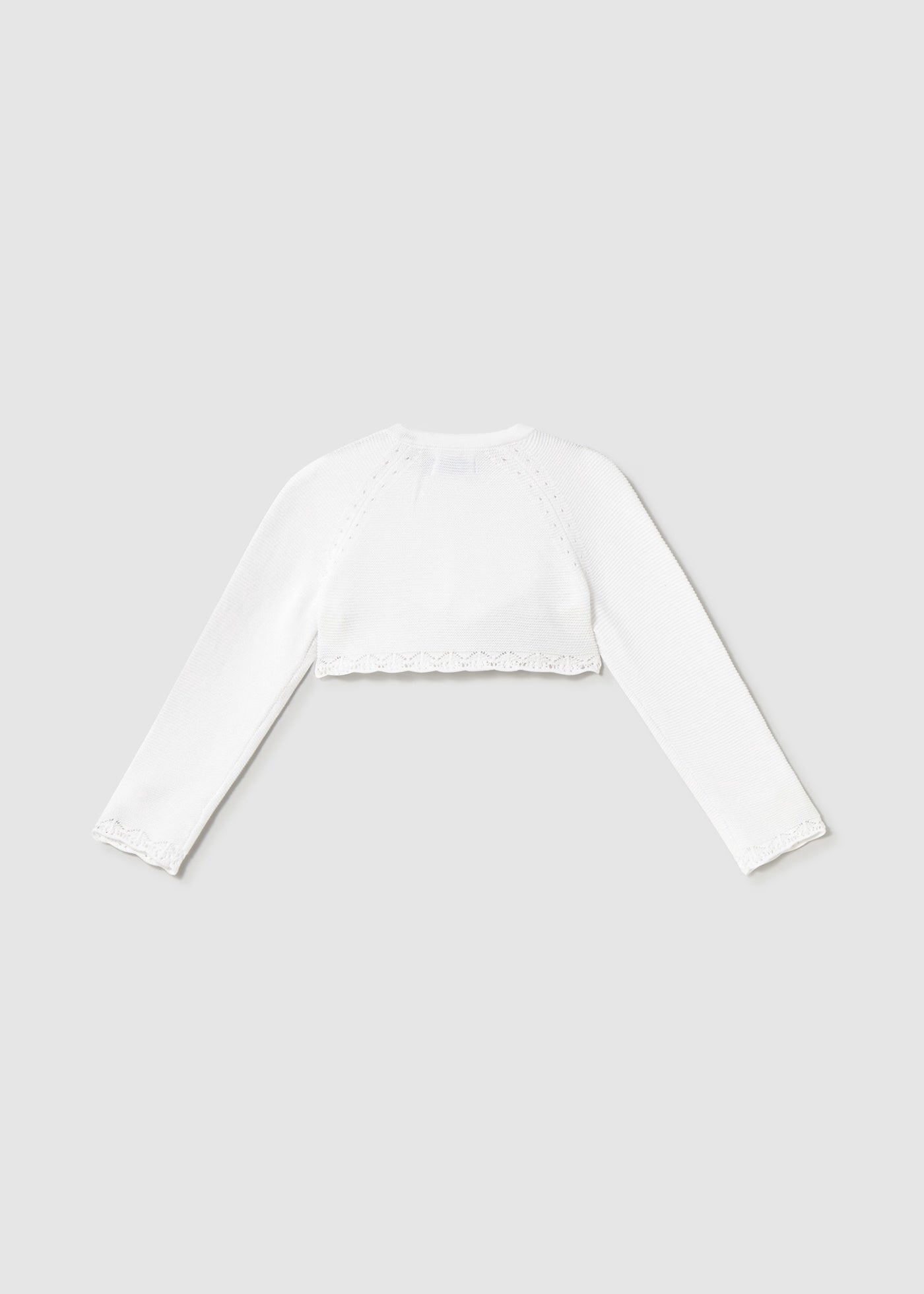 Cardigan bolerino basico tricot neonata Mayoral bianco Mayoral Bianco