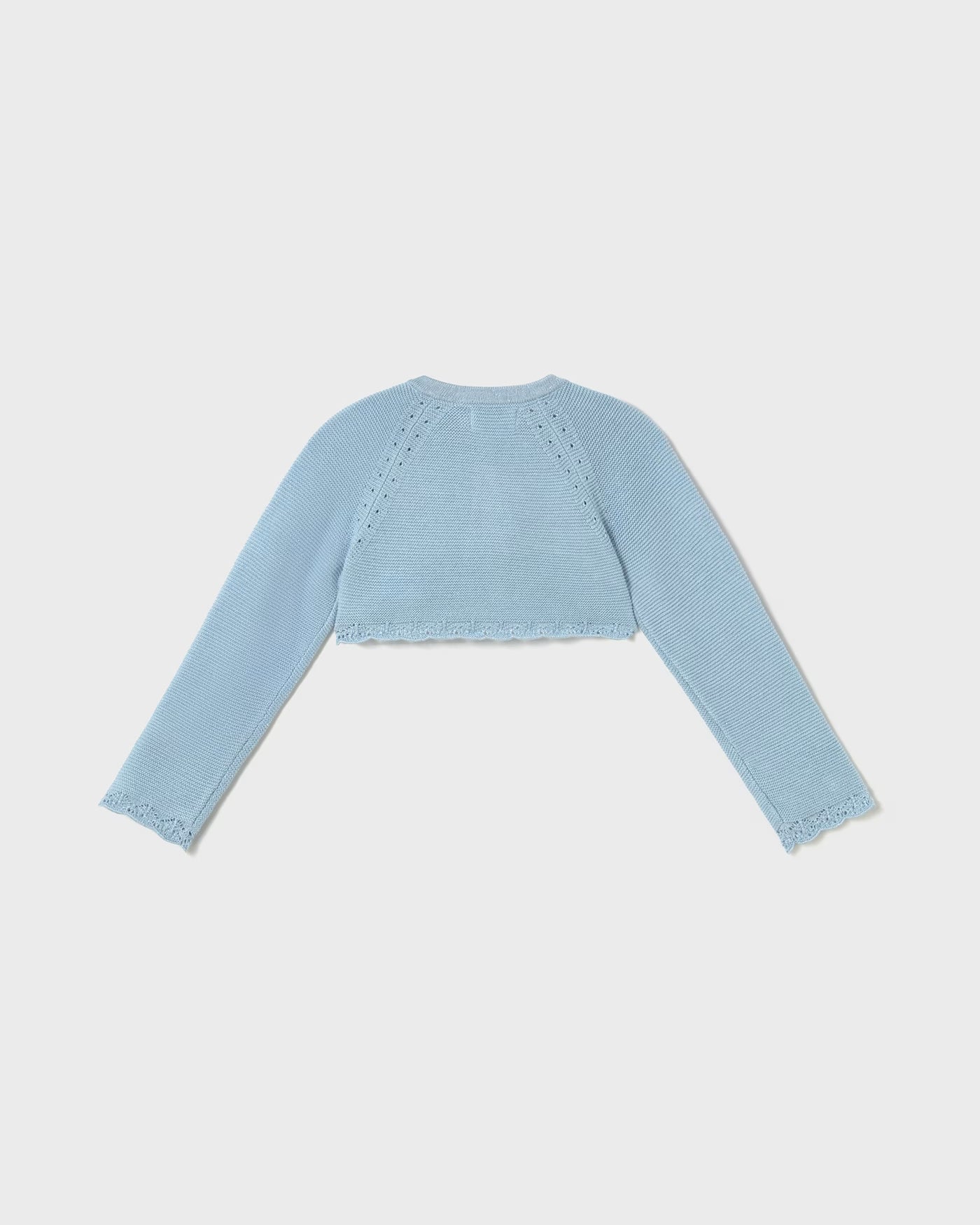 Cardigan bolerino basico tricot neonata Mayoral azzurro cielo Mayoral Azzurro