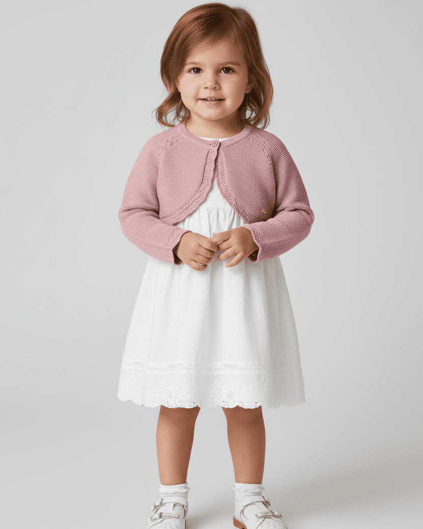 Cardigan bolerino basico tricot neonata Mayoral rosato Mayoral Rosato