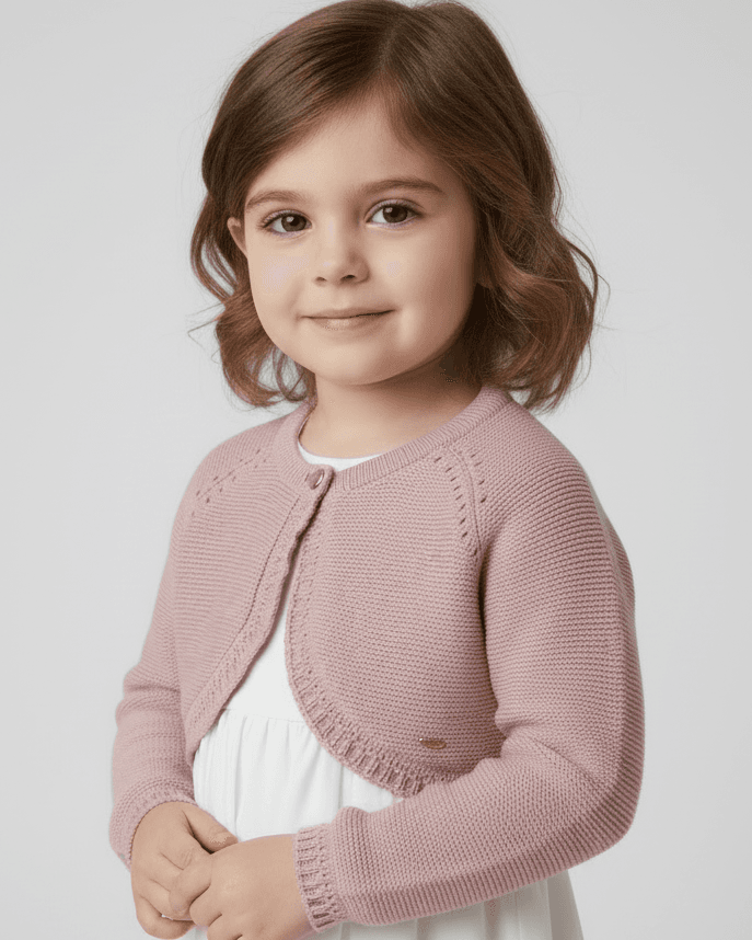 Cardigan bolerino basico tricot neonata Mayoral rosato Mayoral Rosato