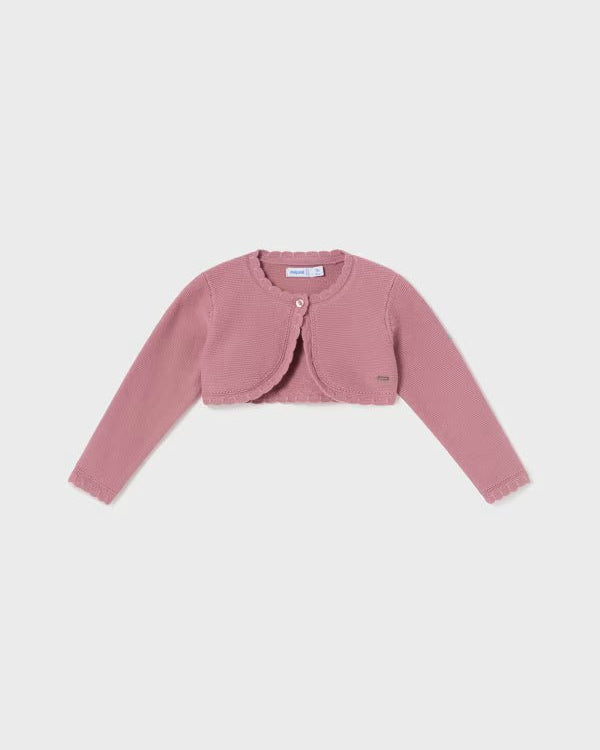Cardigan coprispalle tricot neonata Mayoral rosa scuro - ErreGiModaBimbo