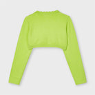 Cardigan corto bambina Mayoral verde pistacchio - ErreGiModaBimbo