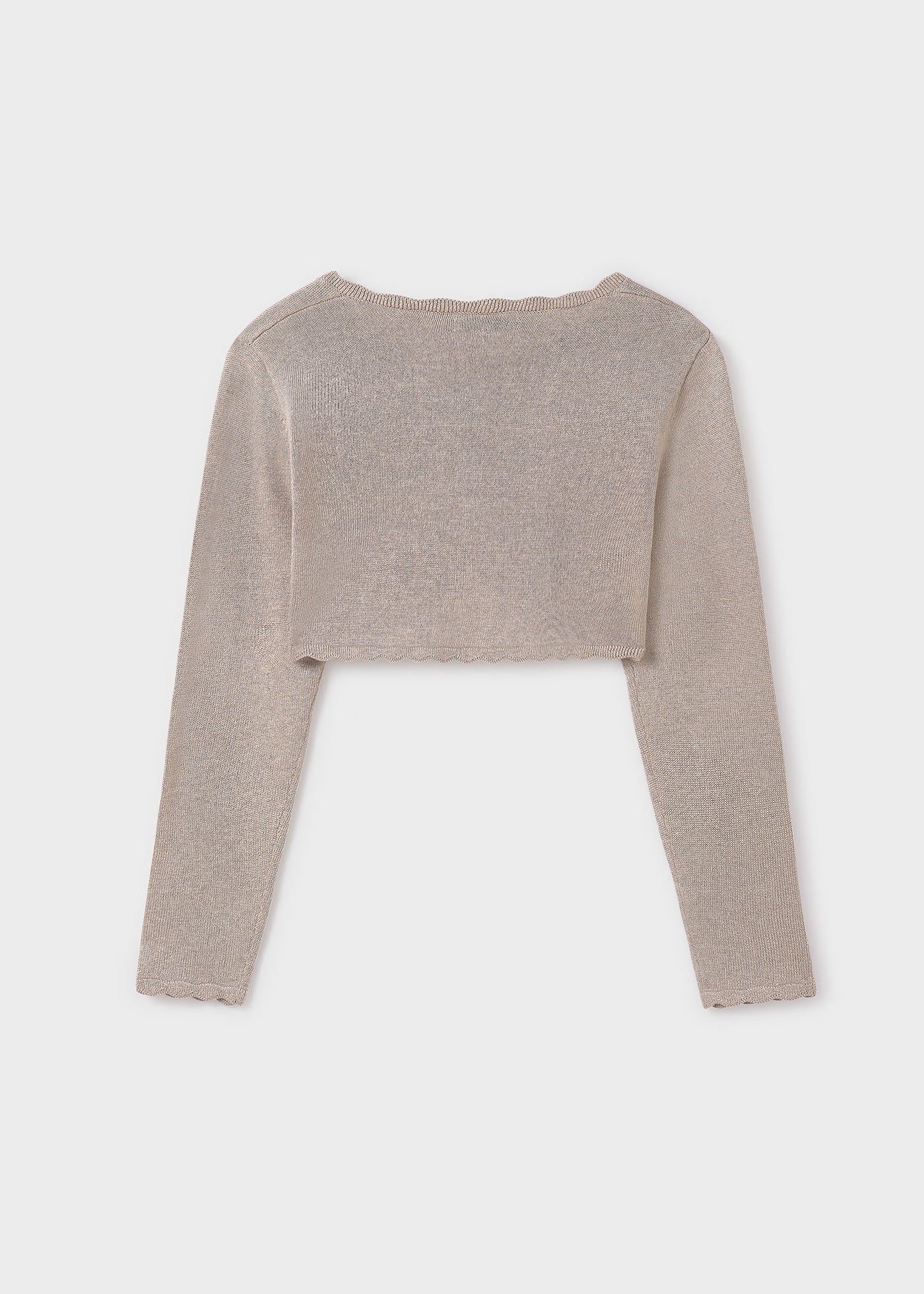 Cardigan in maglia basico ragazza Mayoral beige Mayoral 8 Anni 128cm