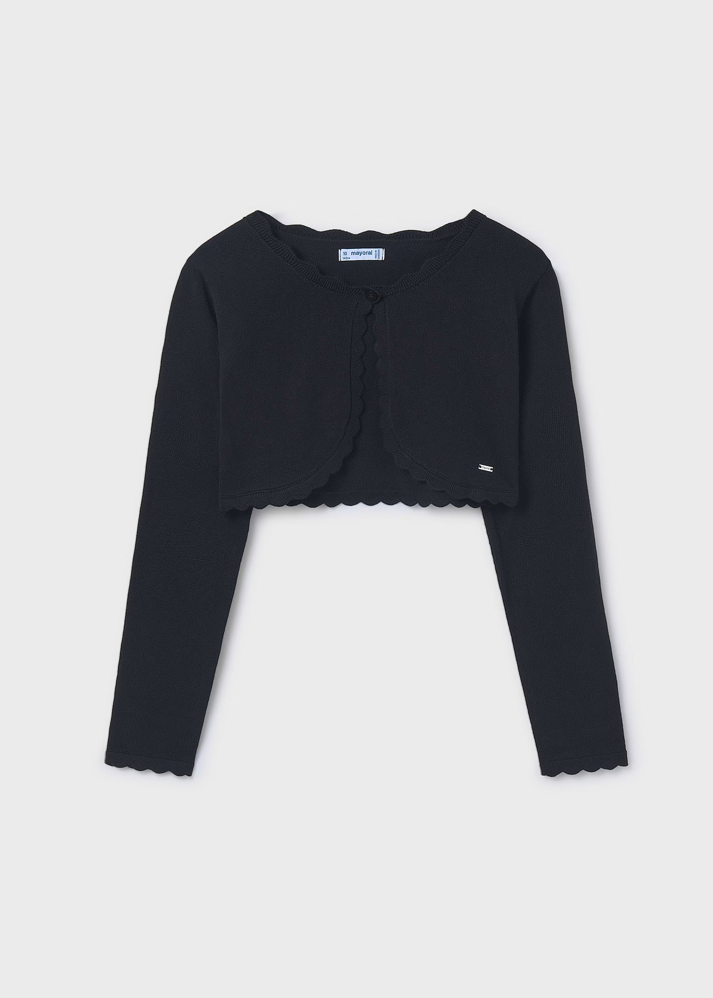Cardigan in maglia basico ragazza Mayoral nero Mayoral 8 Anni 128cm