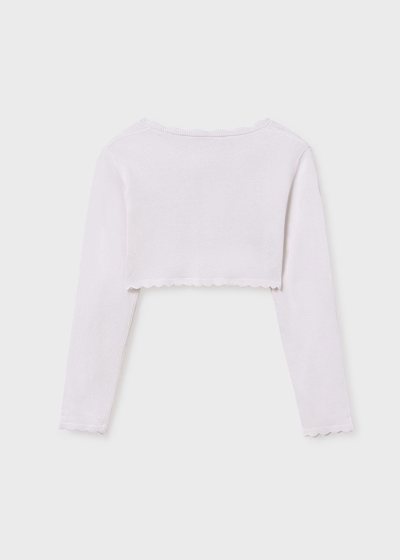 Cardigan in maglia basico ragazza Mayoral panna Mayoral Panna