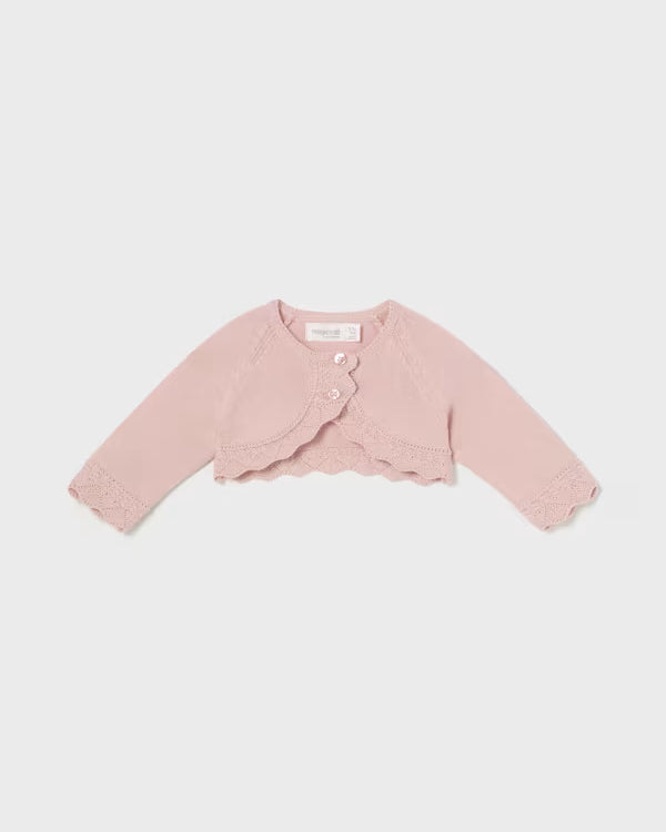Cardigan coprispalle in maglia neonata Mayoral Newborn rosa Mayoral Rosa