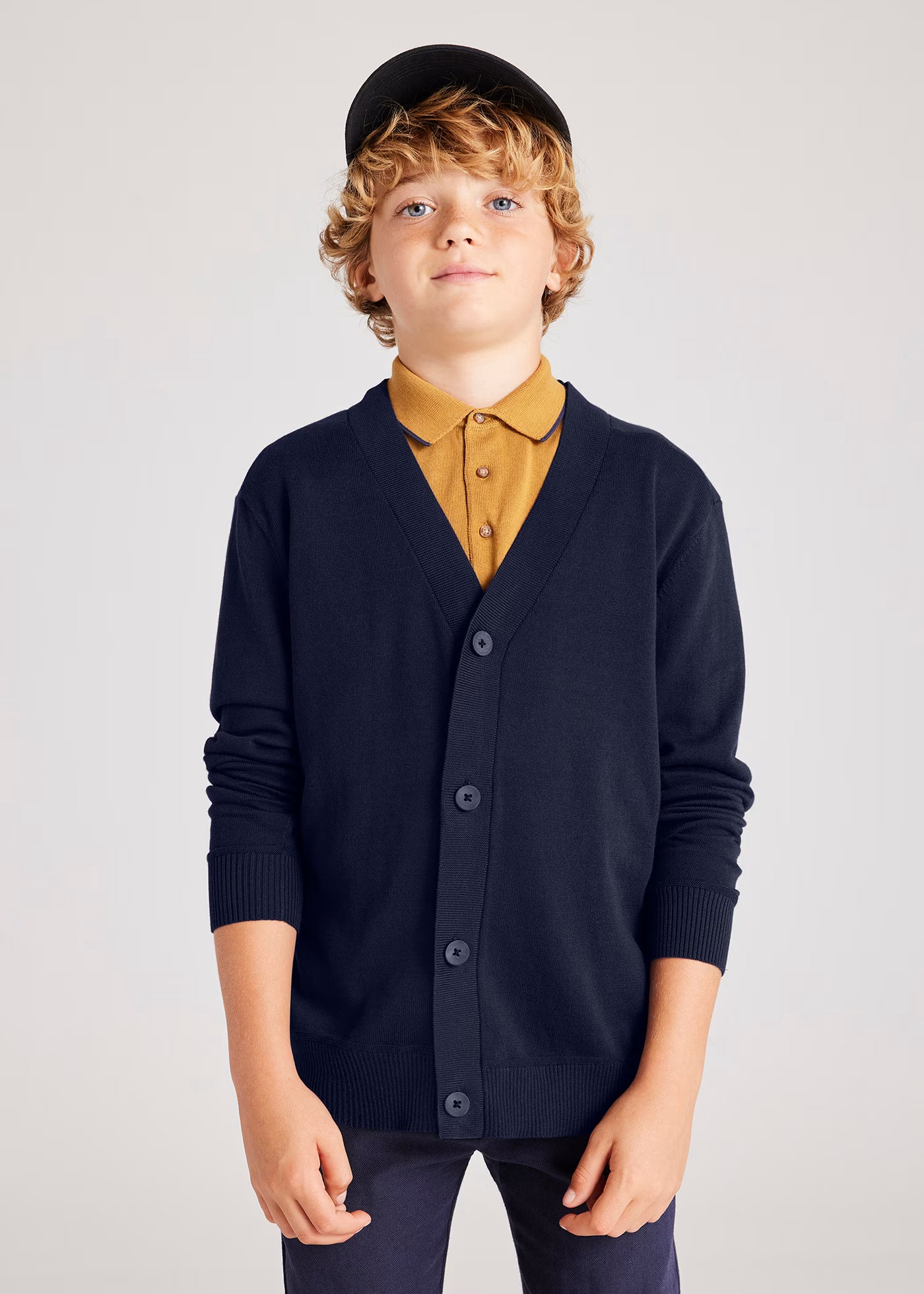 Cardigan in maglia ragazzo Mayoral nero Mayoral 8 Anni 128cm