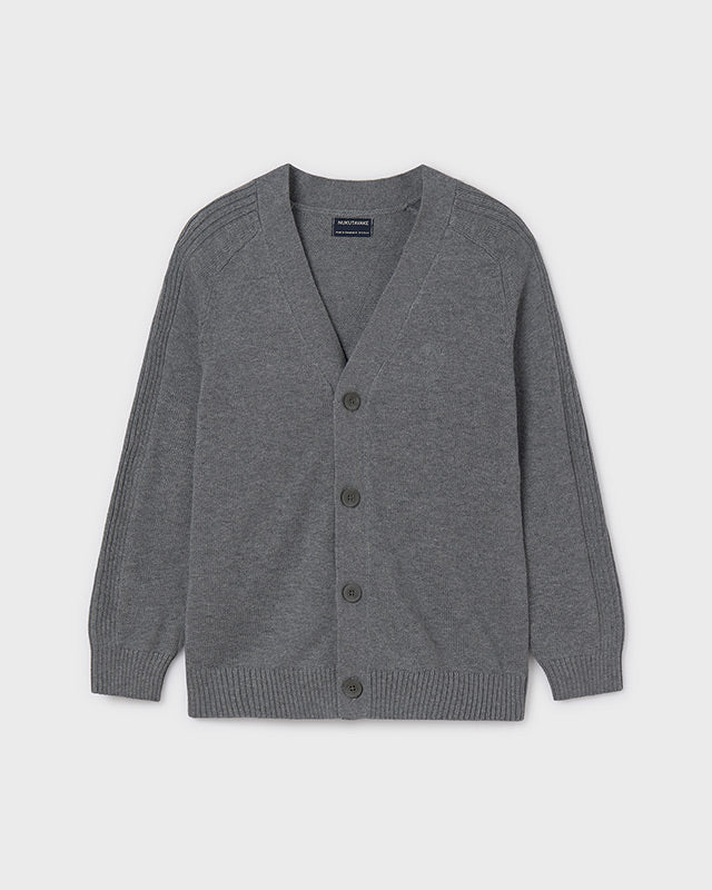 Cardigan in maglia ragazzo Mayoral grigio chiaro Mayoral Grigio