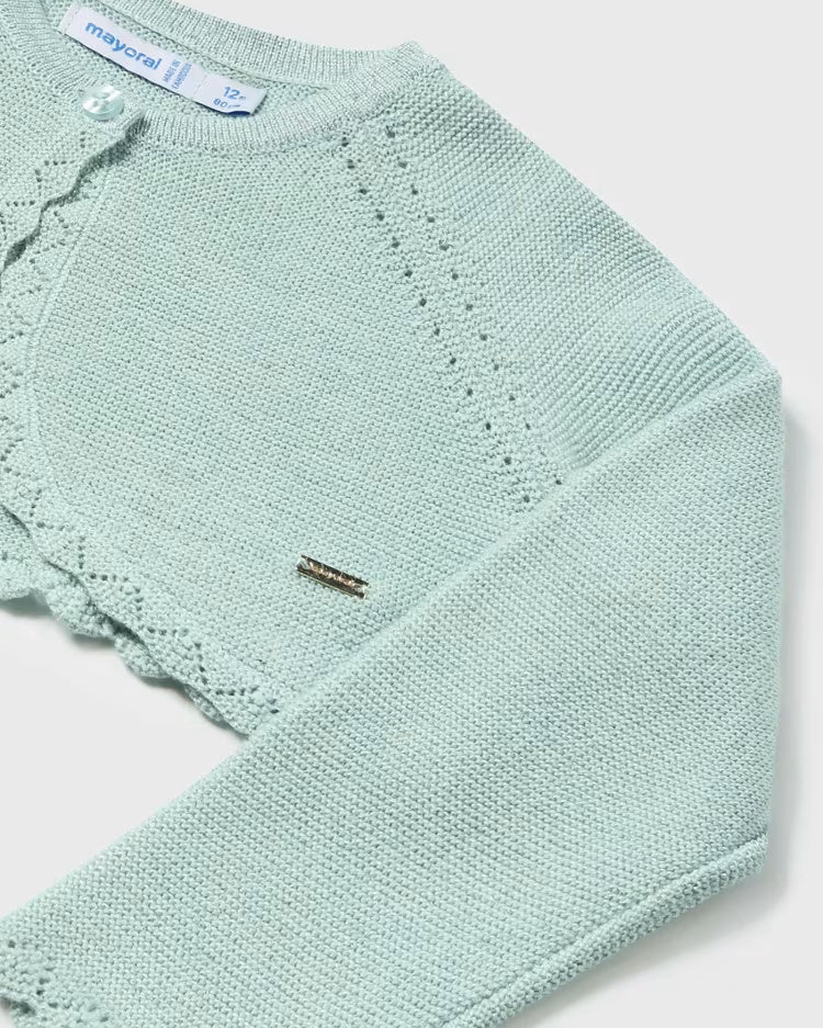 Cardigan LENZING™ ECOVERO™ viscosa neonata Mayoral anice Mayoral Anice
