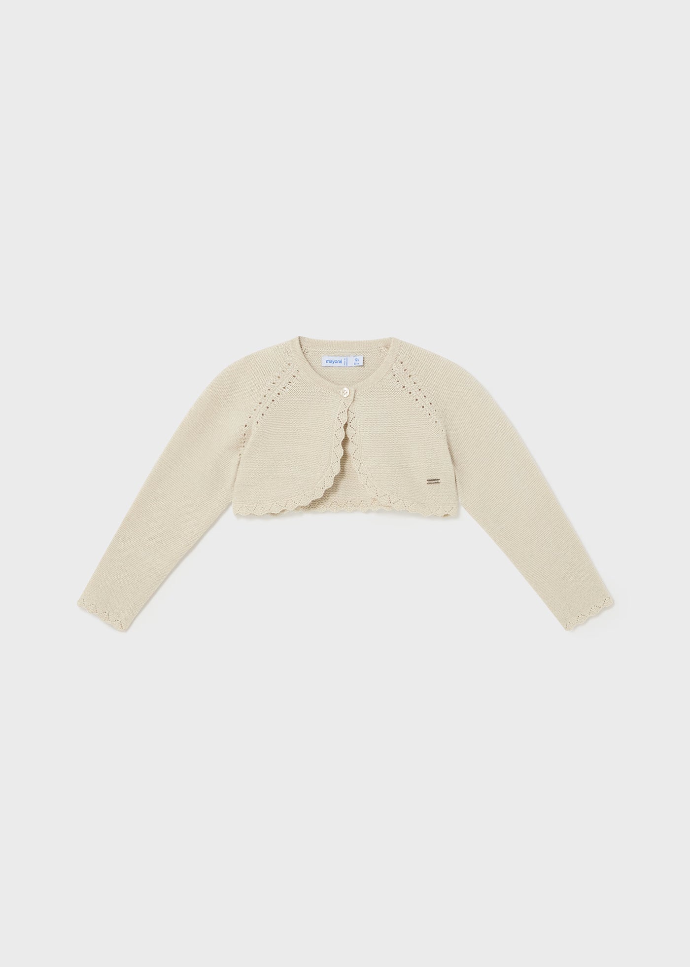 Cardigan LENZING™ ECOVERO™ viscosa neonata Mayoral champagne Mayoral 6 Mesi 68cm